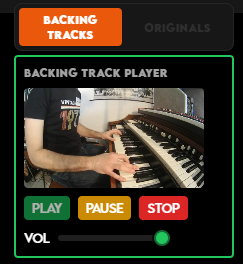 SongDeck Backing Track Player Widget